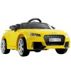 dětské elektrické autíčko audi tt rs žluté (3)