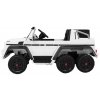 Elektrické autíčko Mercedes G63 6x6 MP4 bílé 3