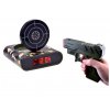 Elektronický budík s terčem a pistolí zelený3