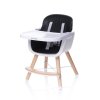 mamido Jídelní židlička 4Baby Scandy černá 4