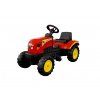 Šlapací traktor s přívěsem Branson červený4