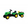 Traktor s přívěsem Branson zelený1