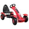 Duzy Gokart Pompowane Kola Czerwony [36593] 1200