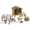 Farma se zvířaty a ohradou skládací sada2