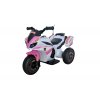 Dětská elektrická motorka policie GTM5588 A růžová2
