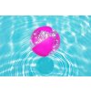 Nafukovací plážový míč třpytivě růžový5
