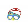 Brýle na šnorchlování a šnorchl s dinosaurem zelené3