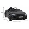 Elektrické autíčko Audi RS E Tron GT 4x4 černé16
