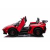 Dětské elektrické autíčko Lamborghini Aventador SV červené3