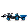 Dětský elektrický traktor s pohyblivou radlicí modrý05