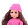 Panenka s čepičkou 36 cm růžová2