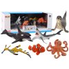 Állítsa be a figurák tengeri állatok Orca Octopus