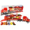 Tir Lightning McQueen vontató készlet + 6 db elektromos autó