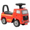 Dětské odrážedlo Mercedes Benz Actros červené (7)