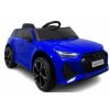 Audi RS6 GT kék elektromos autó EVA kerekekkel és bőrüléssel távirányítóval