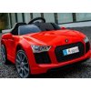 Cabrio B4 elektromos autó piros színben bőrrel és 2,4G távirányítóval