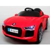 Cabrio B4 elektromos autó piros színben bőrrel és 2,4G távirányítóval