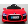 Cabrio B4 elektromos autó piros színben bőrrel és 2,4G távirányítóval