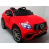 Mercedes GLC63s elektromos játékautó 4x4-es meghajtással feltűnő piros színben és bőrben
