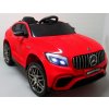 Mercedes GLC63s elektromos játékautó 4x4-es meghajtással feltűnő piros színben és bőrben