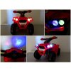Quad J8 elektromos négykerekű piros színben gyerekeknek, zenével és világítással