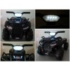 Elektromos quad Quad J8AAA fekete, zenével és fénnyel gyerekeknek