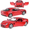 Autó fém modell Alfa Romeo 8C Competizione 1:32 méretarányú lámpák