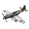 Építőipari készlet műszaki repülőgép harci P-51 Fighter 258 alkatrészek