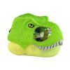 Dinoszaurusz maszk állítható pánttal, fényekkel és hangokkal, zöld