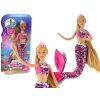 Mermaid Doll Pink hosszú szőke haj Sellőfarok flitterekkel