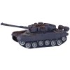 Tank R/C távirányító fények hangja sötétkék 1:18 27MHz