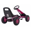 Dětská šlapací motokára AIR PerHour růžová09