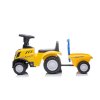Nyomógombos sétáló traktor New Holland, sárga gyerek medállal