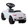 Porsche 911 Turbo S ride gyerekeknek, nagy autó dudával, fehér