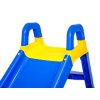 Nagy kerti csúszda gyerekeknek 140 cm, létrával rögzítve kék-sárga
