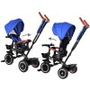 Dětská tříkolka Tiny Bike 3v1 se stříškou modrá03