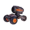 Kaskadérské auto na dálkové ovládání s bublifukem oranžové04
