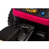 Dětský elektrický traktor BBH 030 s přívěsem růžový19