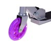 Dětská koloběžka skládací se svítícími koly fialová08