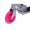 Dětská koloběžka skládací se svítícími koly růžová08