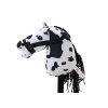 Hobby Horse hosszú szőrű fehér lófej hangokkal