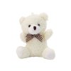 Plüss fehér kis medve - kisállat medál 10 cm