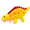 Plüss dinoszaurusz tolltartó tárolóhely medál sárga