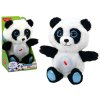 Plüss panda maci lámpával és altatódal 30 cm
