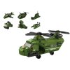 Építési készlet katonai helikopter zöld 1000 alkatrész