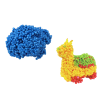 211042 2 squishy kulicky z polystyrenu v kelimku modra