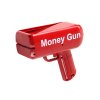 Lövöldözős pisztoly pénzért piros Money Gun bankjegyek