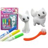 Art kit DIY Cats 2 db Markers Brush