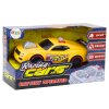 Versenyautó fényekkel és hangokkal nyitó motor sárga