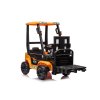 Gyermek elektromos targonca JCB sárga